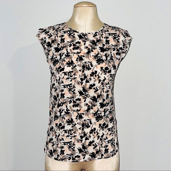 French Connection Printed Sleeveless Blouse S - Picture 1 of 8